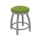 Holland Bar Stool Co 18" Swivel Vanity Stool, Nickel Finish, Canter Kiwi Green Seat 80218AN009 - alternate 1